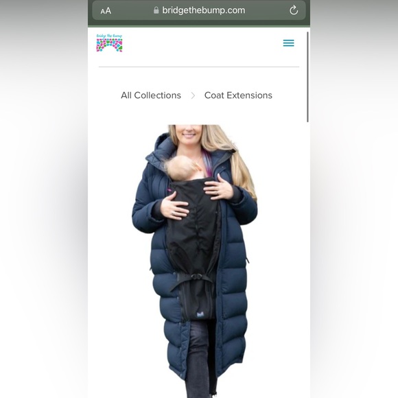 Bridge the Bump Other Bridge The Bump Jacket Extender For Maternity